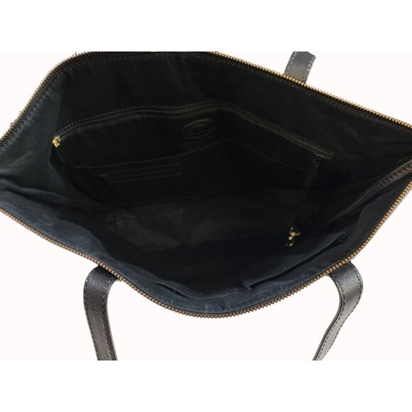 Fossil Women's Tan Leopard Design Shoulder or Tote Bag SKU 6320 - Picture 5 of 12